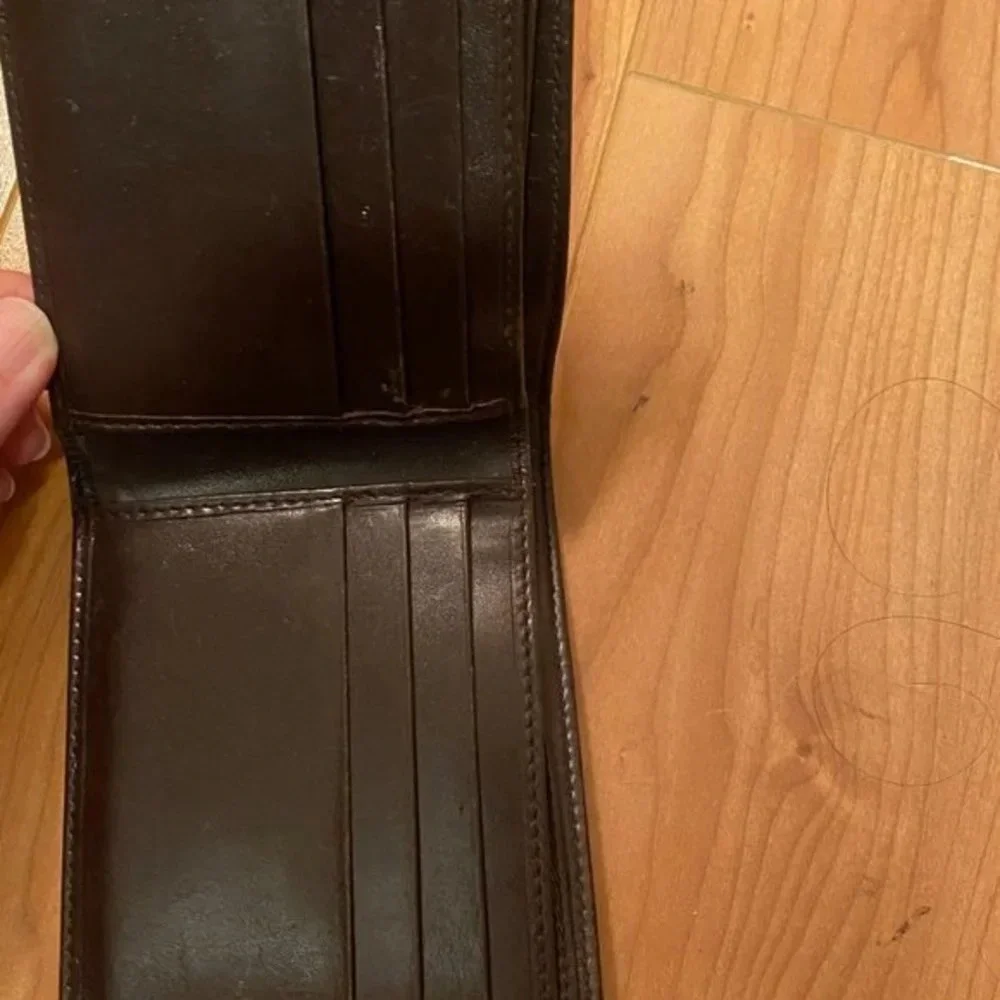 Gucci Monogram Canvas Bifold Wallet